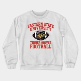 Eastern State University Timberwolves Football (Variant) Crewneck Sweatshirt